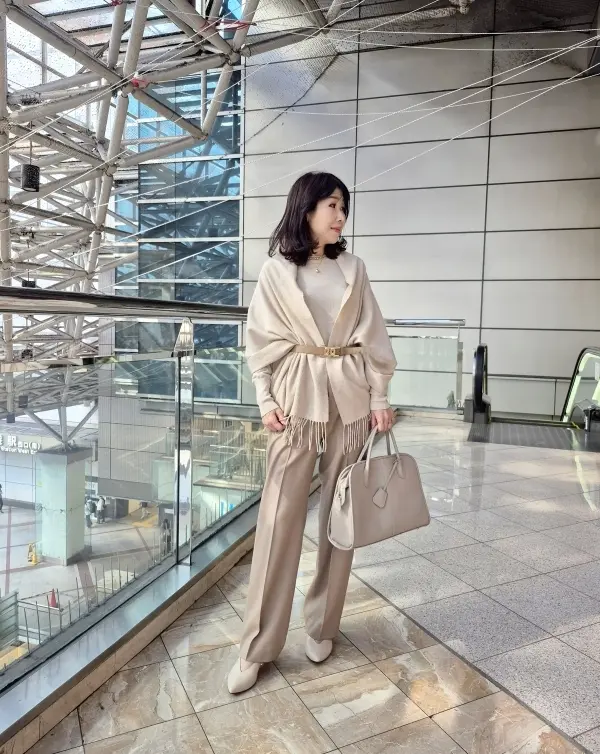 寒暖差を乗り切る強い味方!【カシミヤストの画像_1