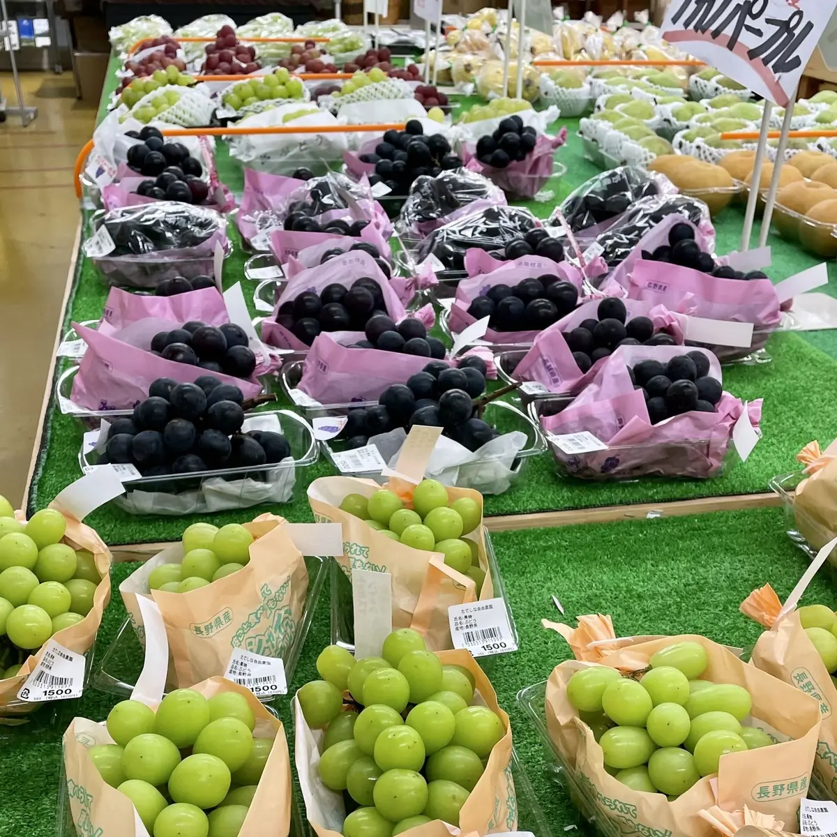 長野県「たてしな自由農園」、ぶどう