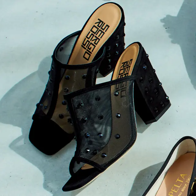 セルジオ ロッシ　甲深靴