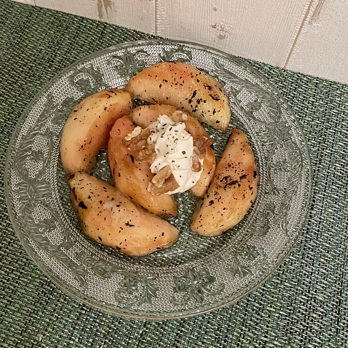 桃のアールグレーマリネ