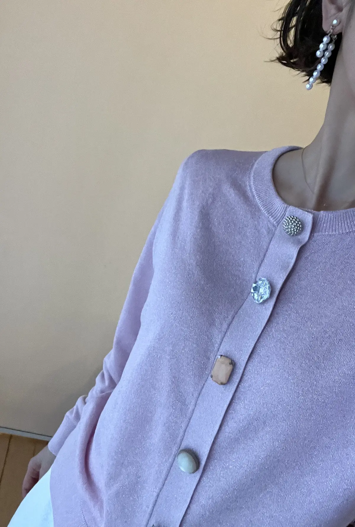 サクラ色ニットで金沢。の画像_2