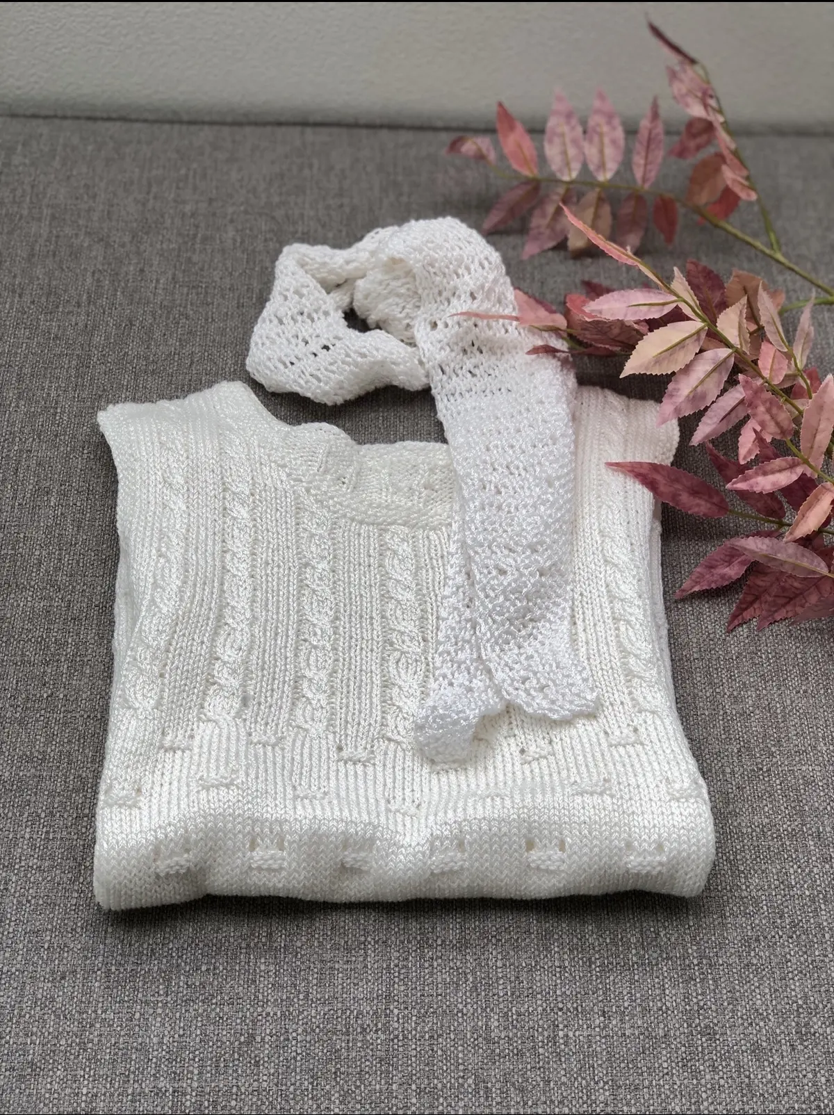 一生モノの白ニットの画像_1