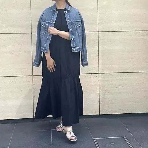 【50代 ワンピース】気温28度でも快適の画像_19