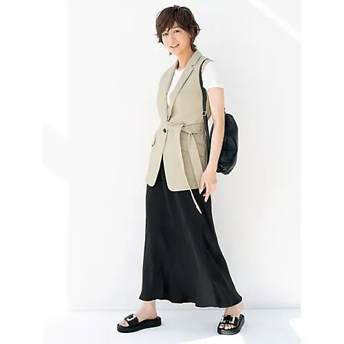 rag & bone リネン混ジレ ￥62,700