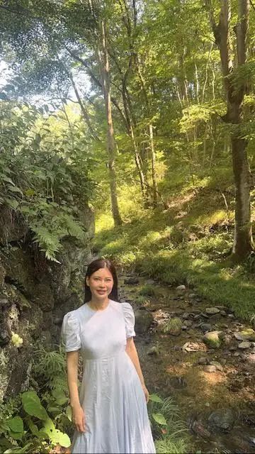 川の近くへお散歩