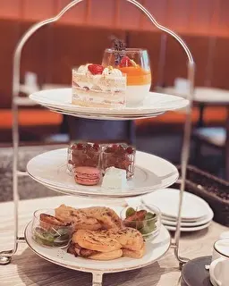 アフタヌーンティーを楽しみました