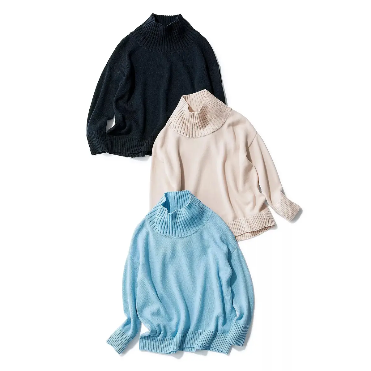 E by éclat　ボトルネックニット ￥17,600