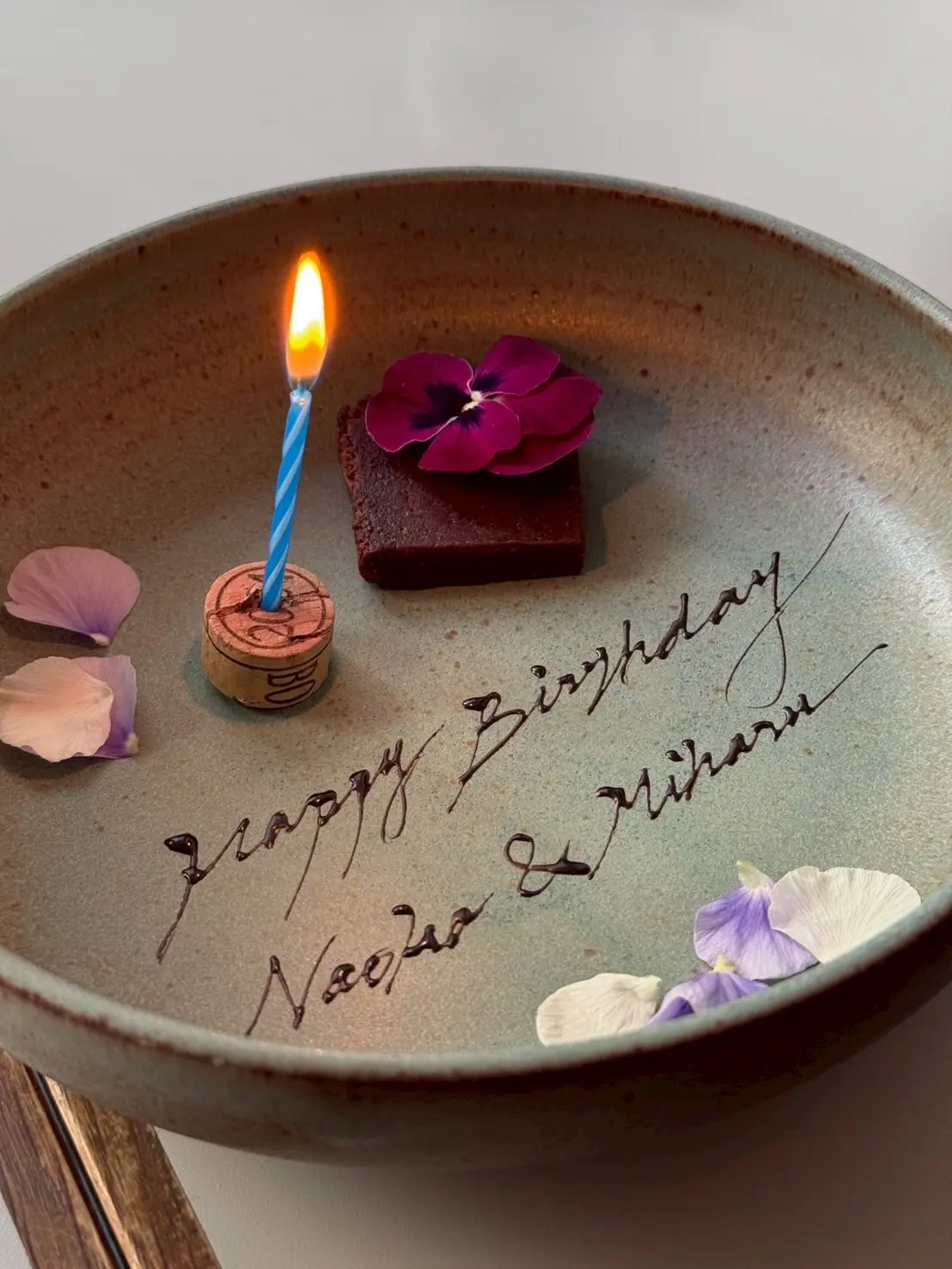 尚ちゃん、美春ちゃんのBDプレート