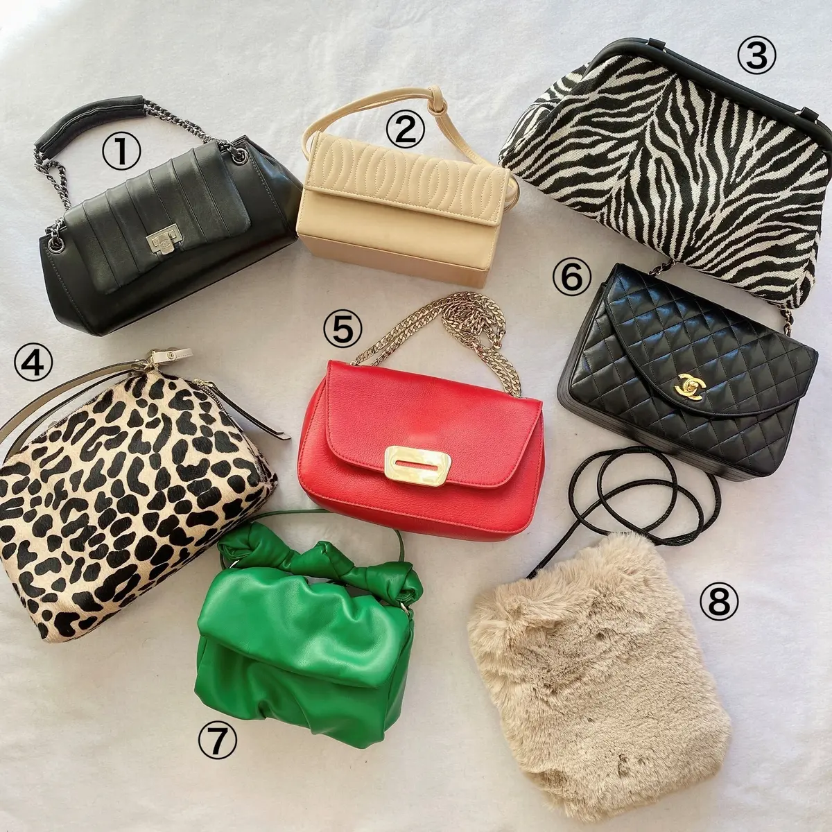 根本さんのミニバッグコレクション