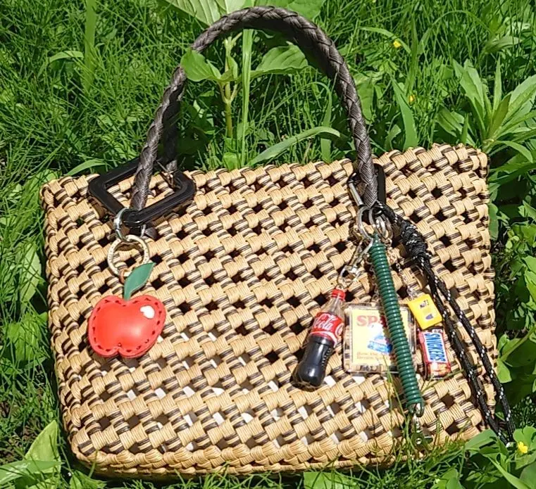 カゴバッグ×ラ・クオイエリア＆じゃらじゃら