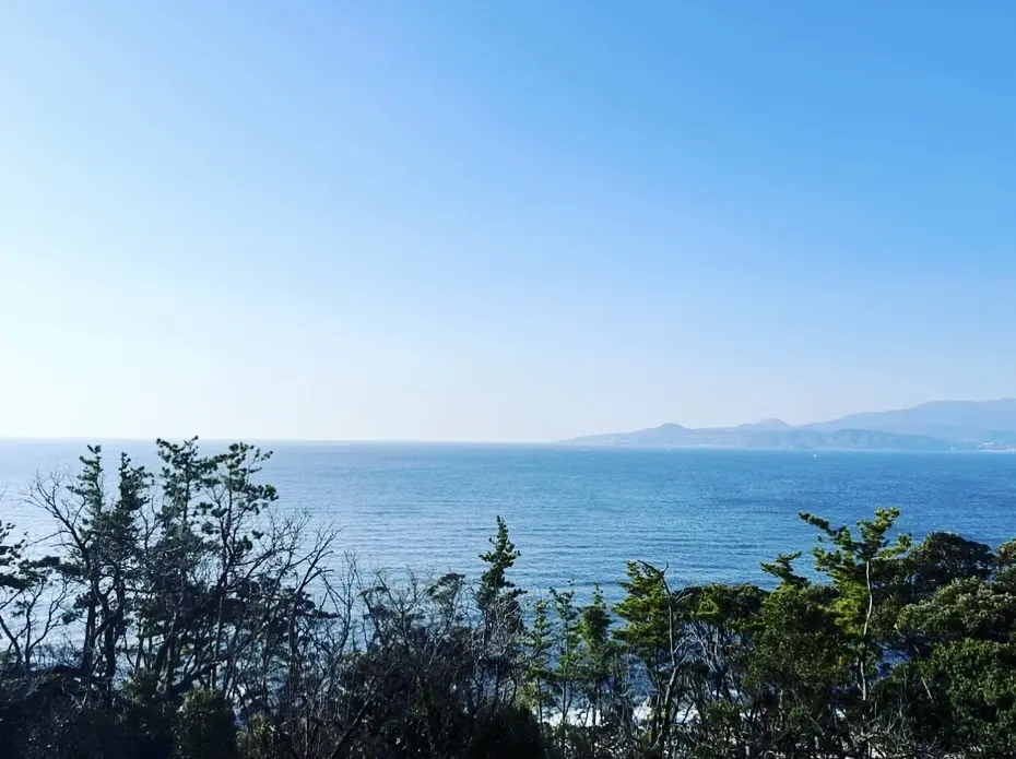 桜とオーシャンビュー初島へ♩春アウター着の画像_8