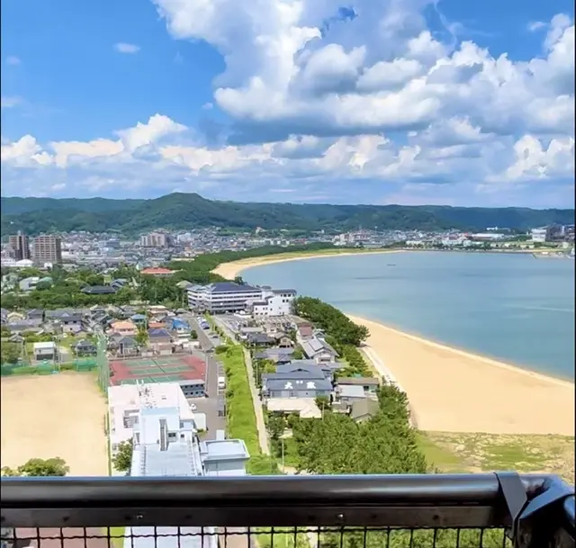 唐津城からの眺め