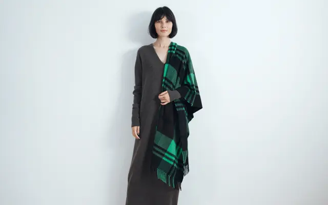  アソース メレのフリンジストール「ミラノ巻き」