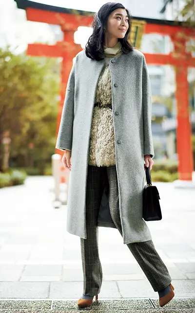 チェック　パンツ