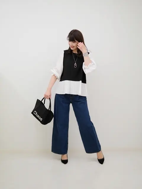 Jマダム　デニムコーデ