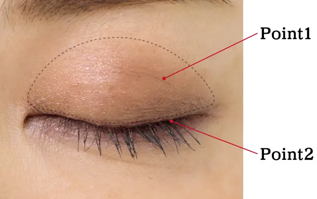 華やかフェミニンアイMAPの解説