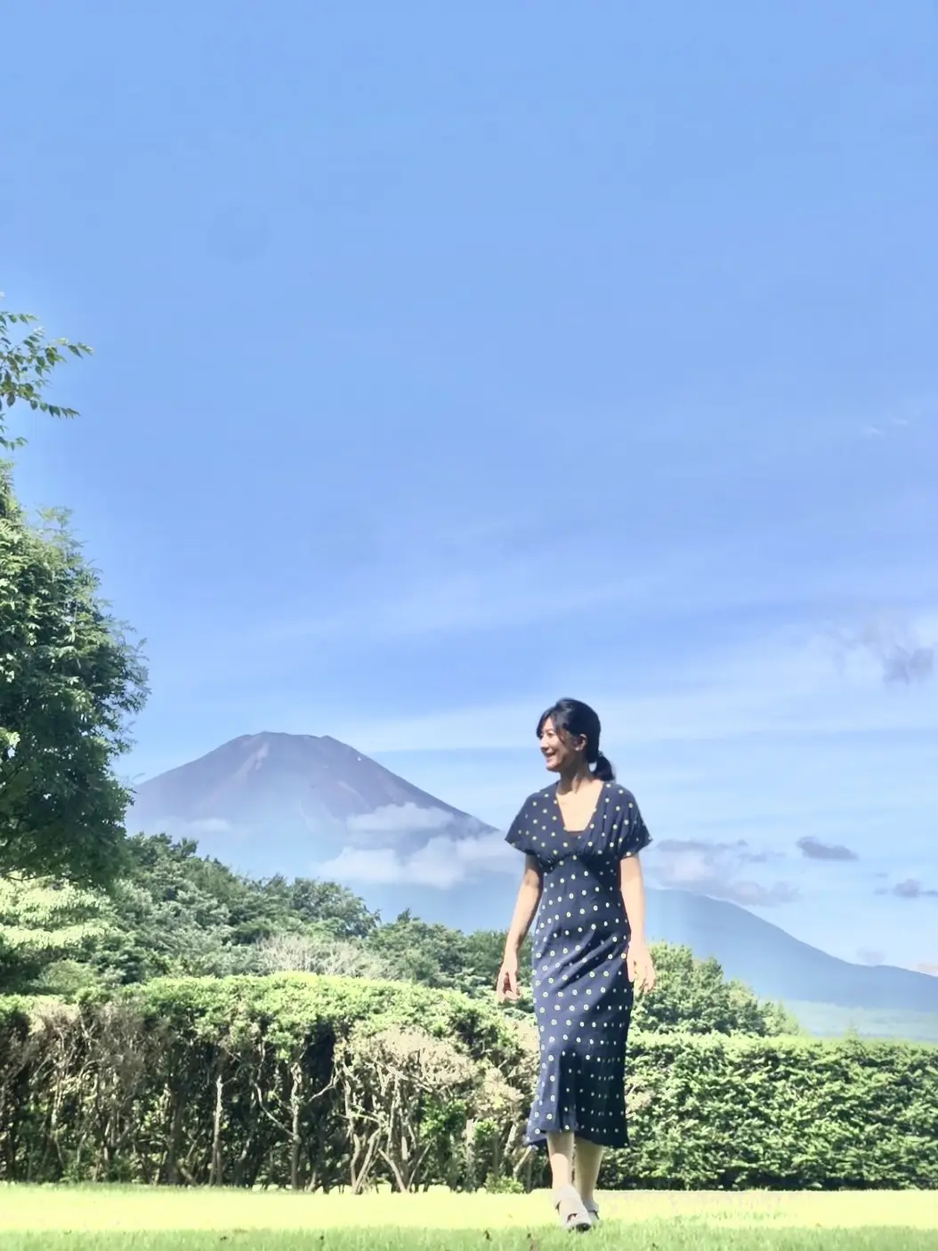 zaraワンピースで山中湖への画像_2