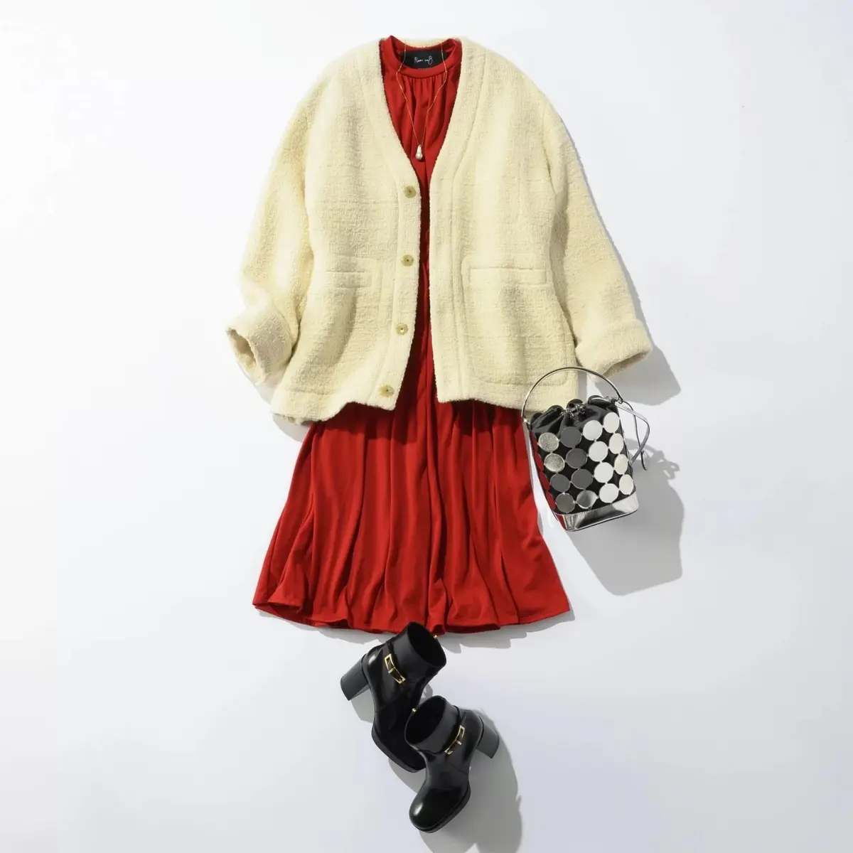 【50代華やぎコーデ】2、3月洗練されたの画像_13