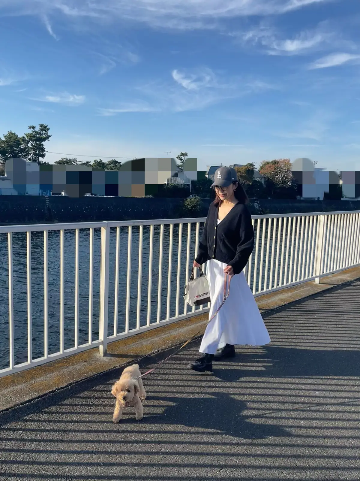 ネイビー×ホワイトコーデでお散歩＆バースの画像_4