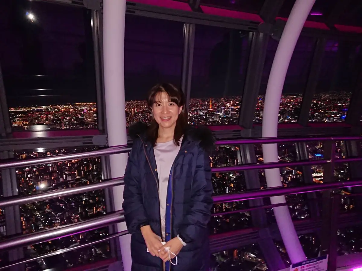 スタッフさんにレッスン後、撮って頂きました。なんとも清々しい気持ちになりました