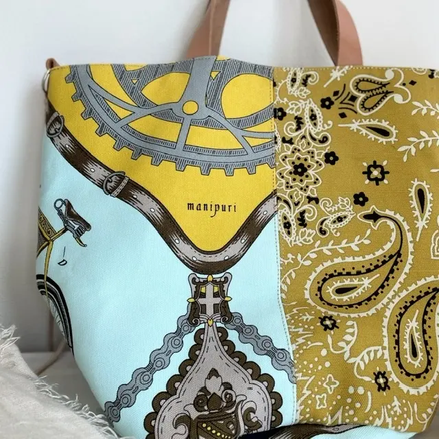 華あり♡エレガント派のキャンパストートの画像_2