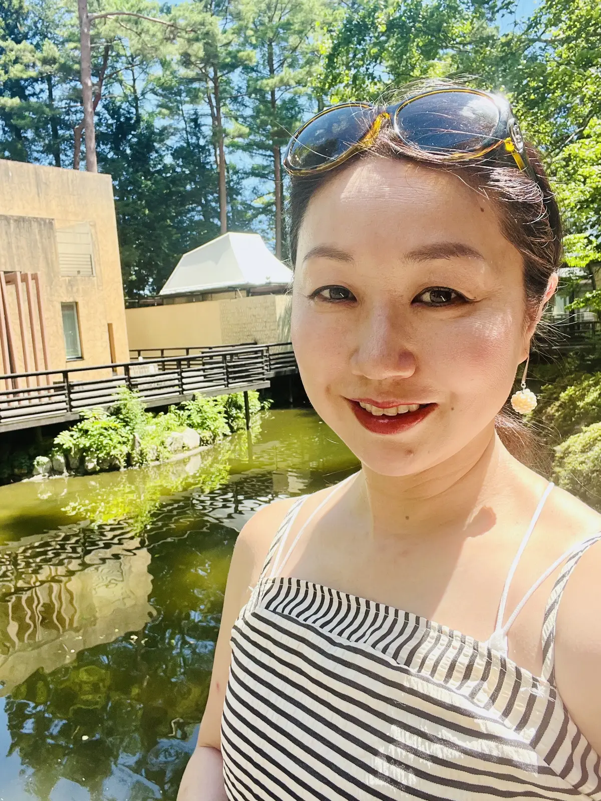 夕方は東京と比べ物にならないくらい涼しくて最高でした！