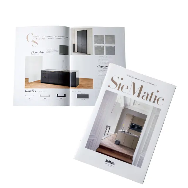 富岡さんが初めてショール ームを訪れた際のプレゼン 資料