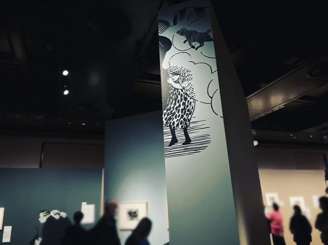 ブラックコーデ『ヴァロットン黒と白展』の画像_6