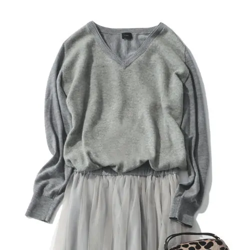 C.T.plage カシミヤラクーンニット ￥14,000+税