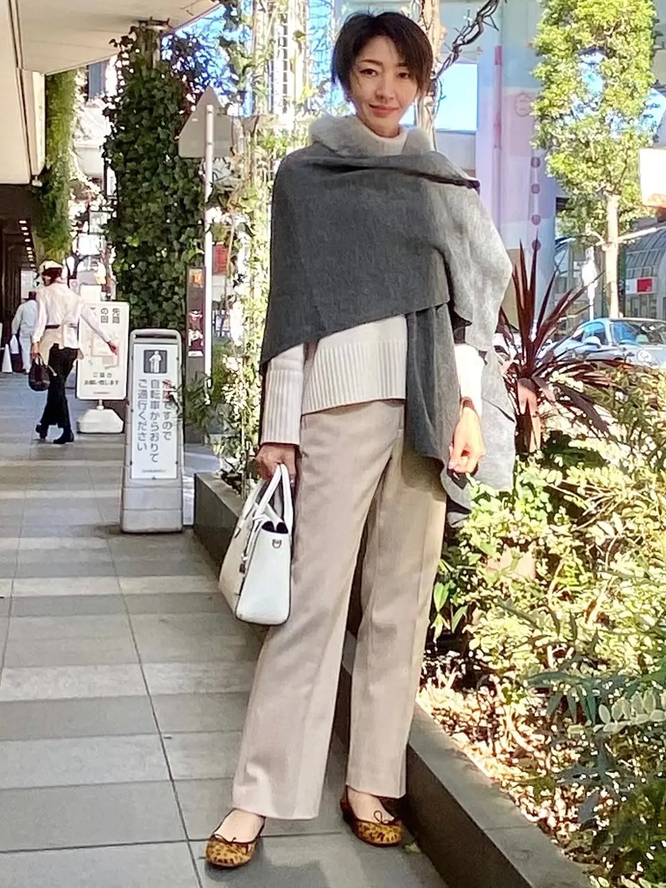 アルパカポンチョ巻き方アレンジ