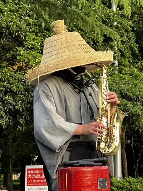 サックス侍さん　鶴舞公園公認アーティストの画像_1