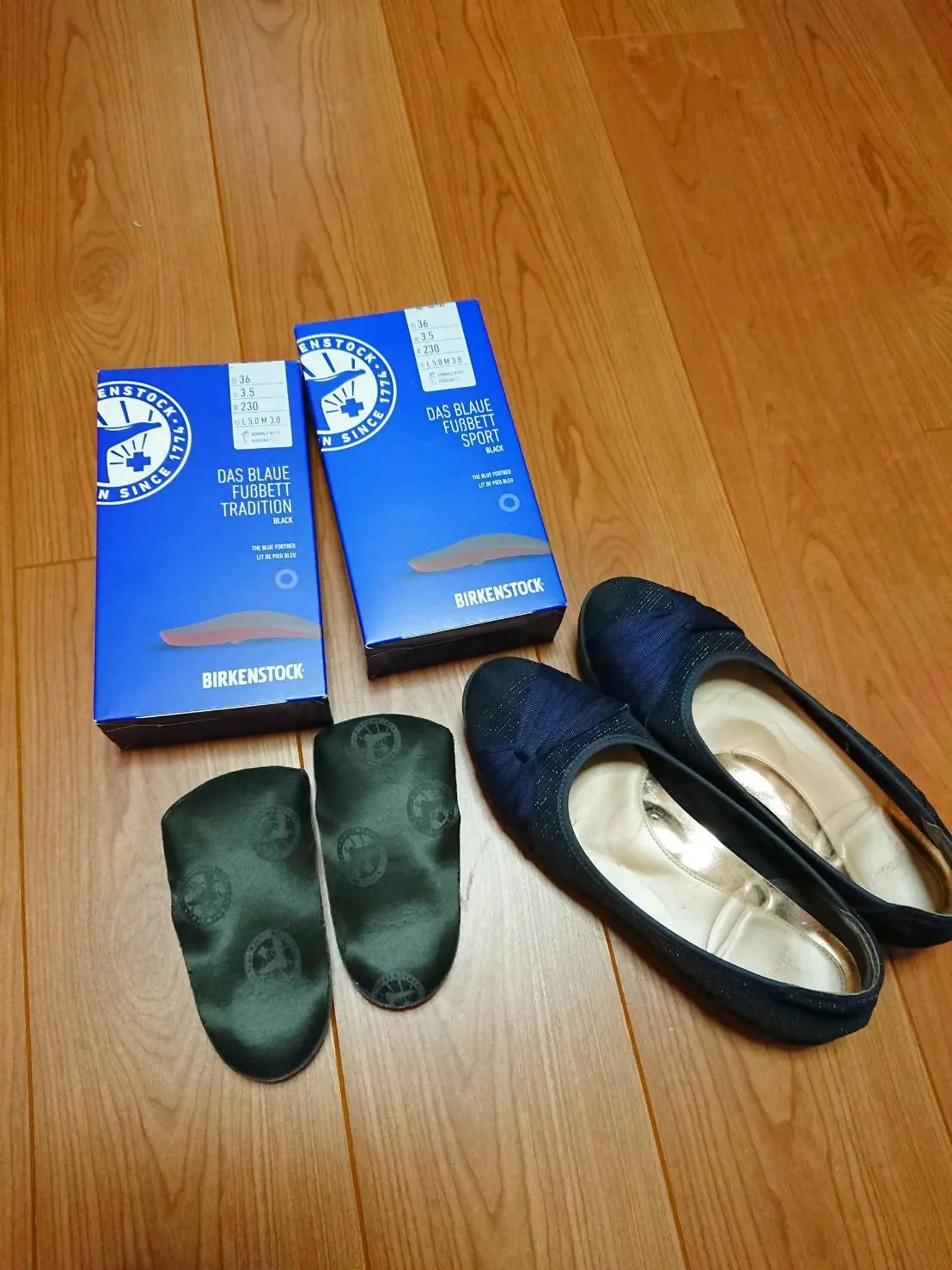 インソールはBIRKENSTOCK 一度使うと手放せません！