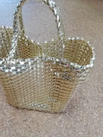 ユナイテッドアローズグリーンレーベルで購入したゴールドかごバッグ