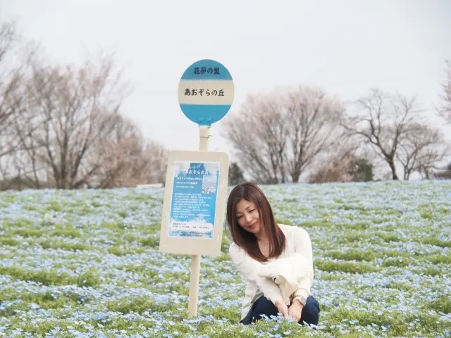 花三昧♡花夢の里☆おへそ☆ワンコとお花見の画像_3