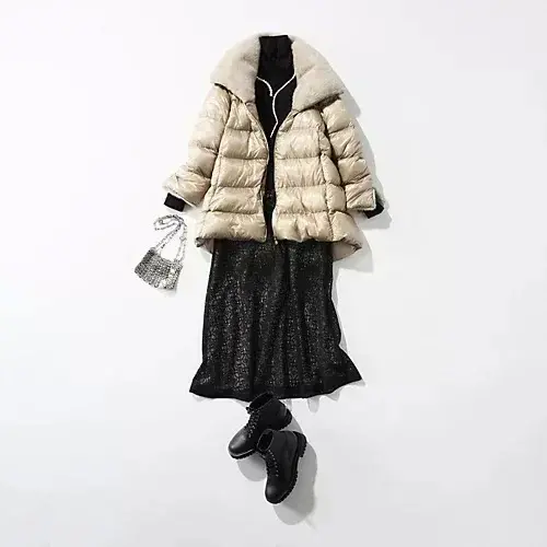 HERNO エコファー襟ダウン ￥169,400