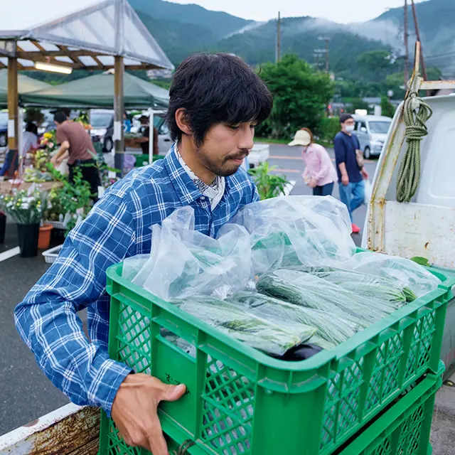 農家のトラック
