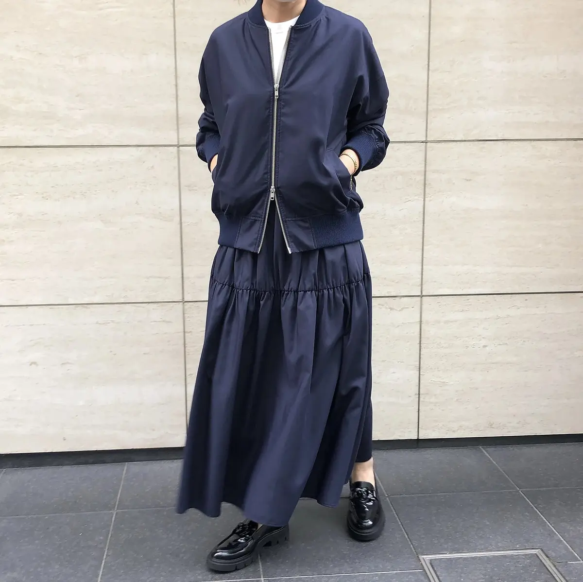 E by eclat MA－1風ブルゾン