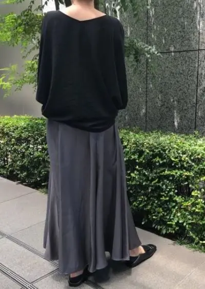 GALLARDAGALANTE×eclat ジャージードルマンブラウス ￥16,500