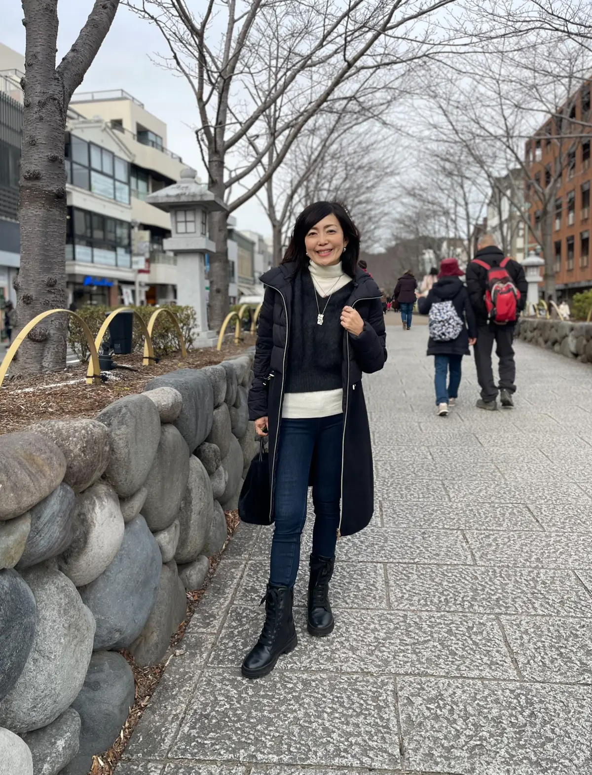 HERNOのダウンコートで鎌倉散策の画像_1