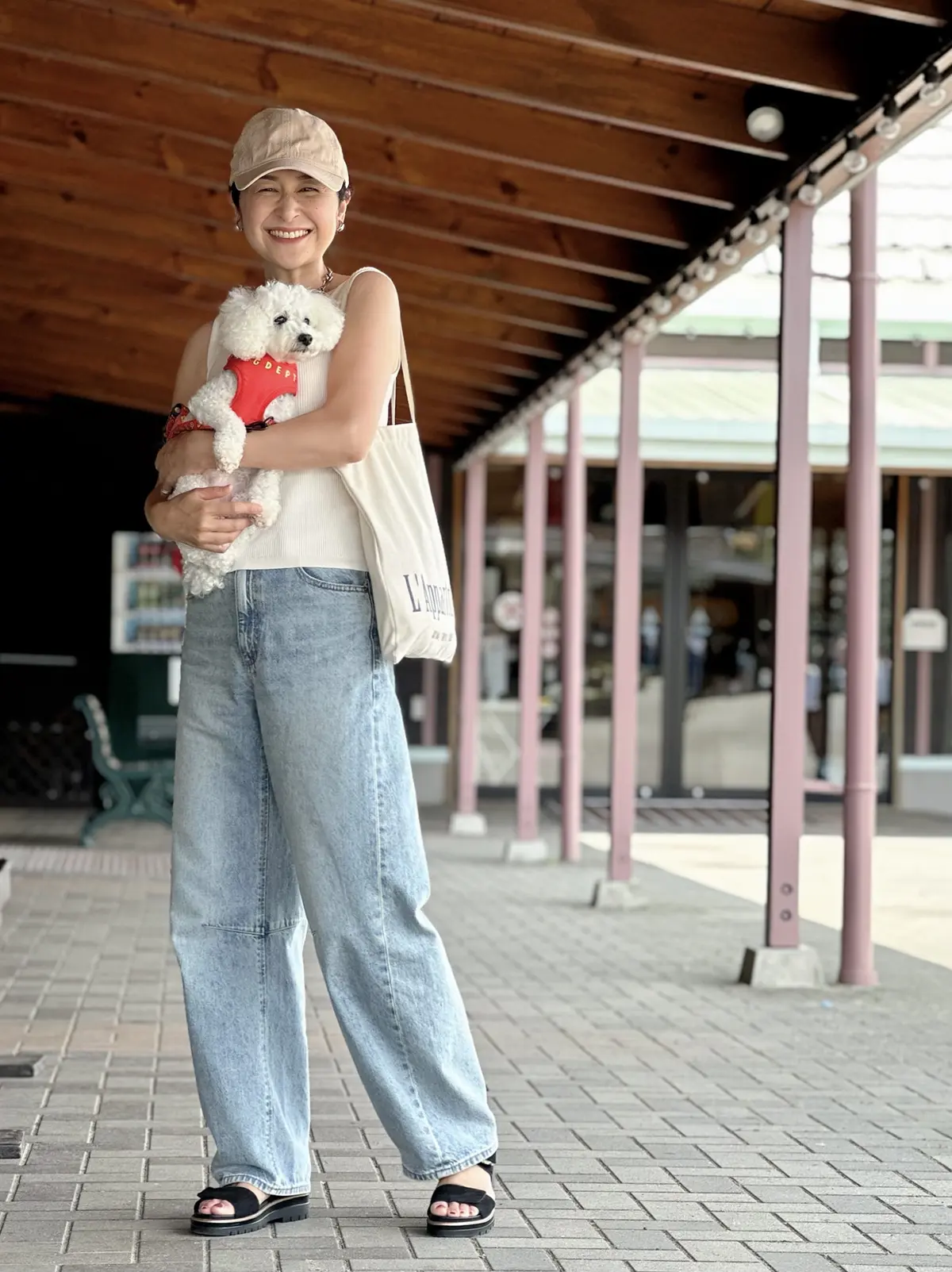 GUデニムで初夏の景色を楽しむお散歩へ♪の画像_24