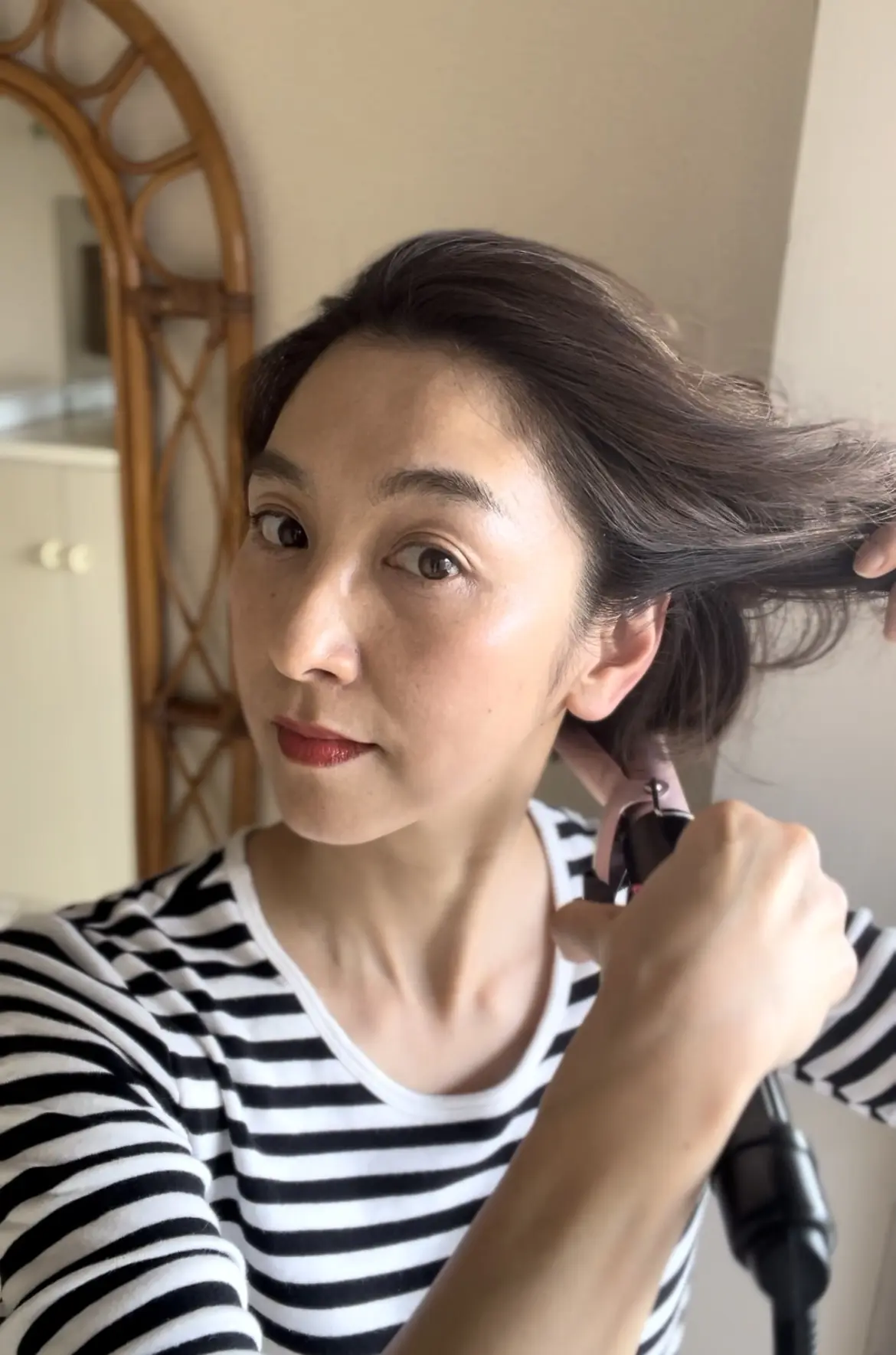 ヘアアイロンで一束ずつ巻くだけ！　華組・の画像_7