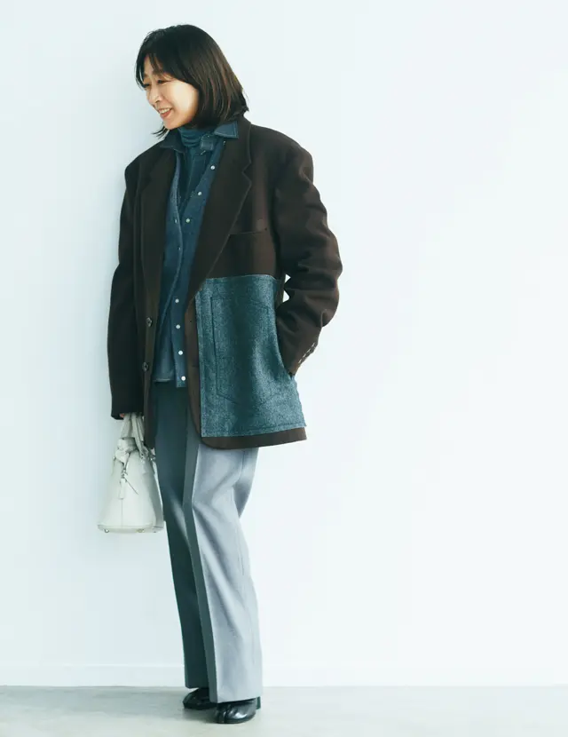 スタイリスト・小川ゆう子さんは「レイヤード」のプロ！ 今季は重ね着バリエも豊富に