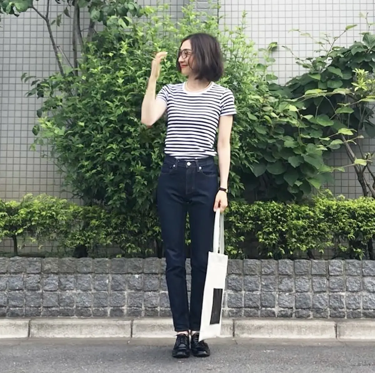 無印ボーダーT★大人マリンコーデの画像_3