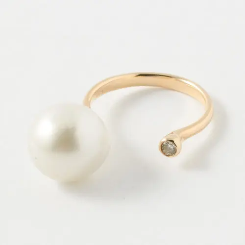 Hirotaka パールダイヤモンドカフリング