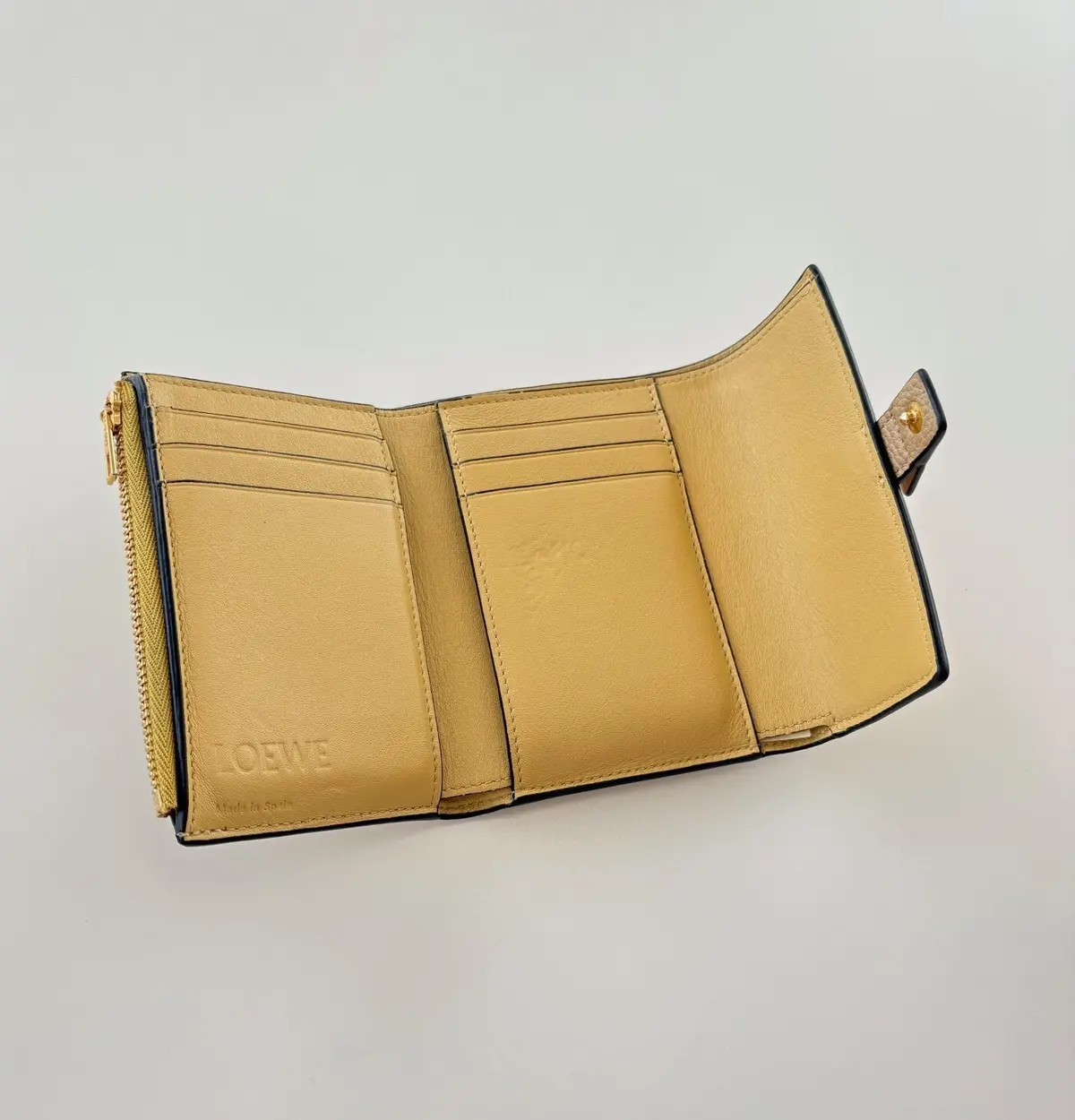 ロエベ「バーティカル ウォレット スモール」 （Webエクラ 編集長S谷）