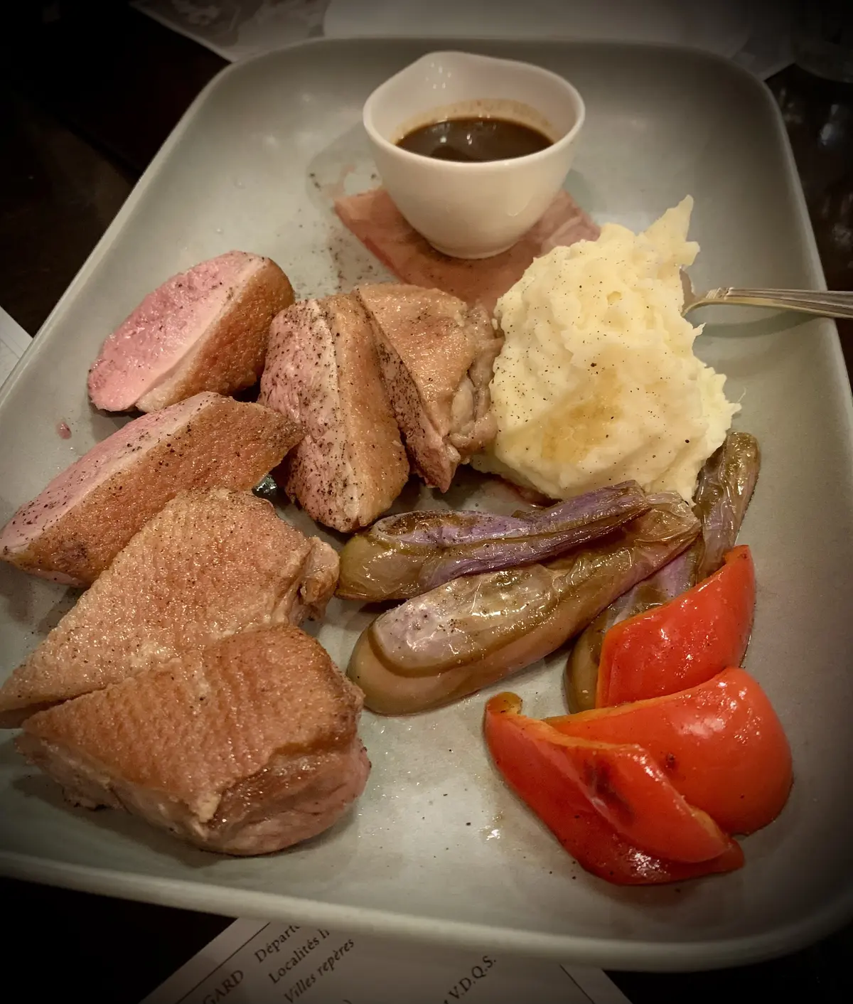 鴨肉のロースト