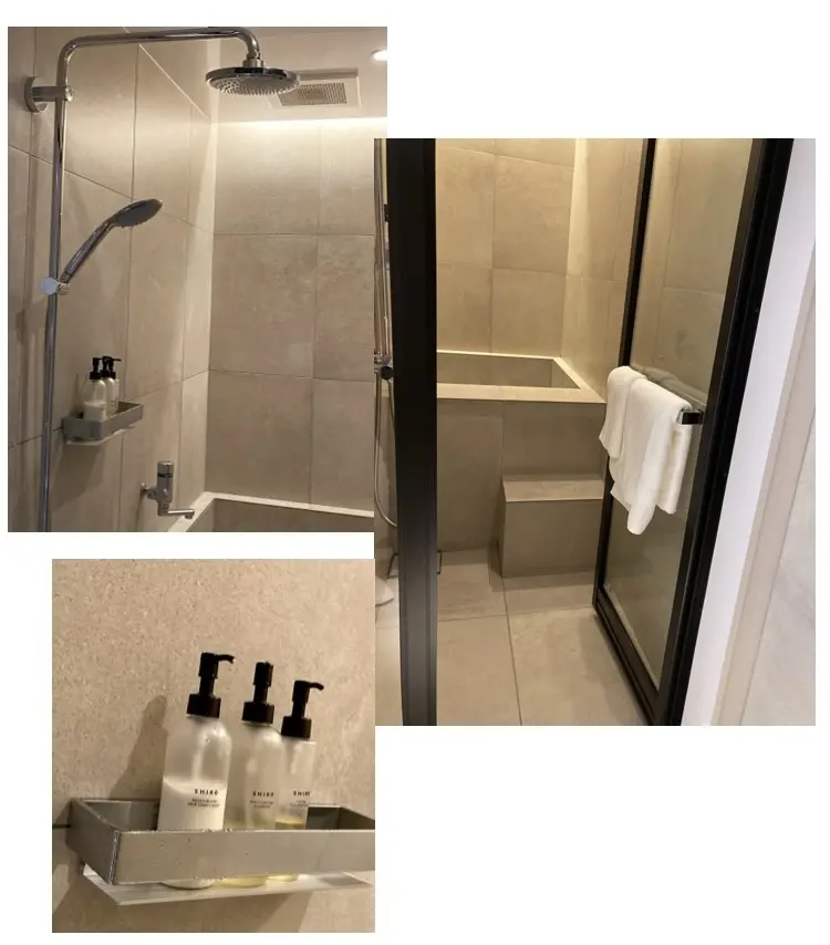 サウナ　水風呂　SHIROシロのアメニティ