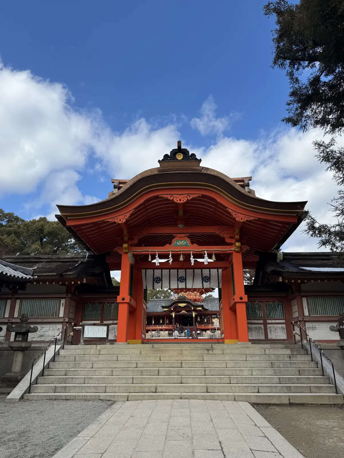 あったかリメイクコートで国宝岩清水八幡宮の画像_2