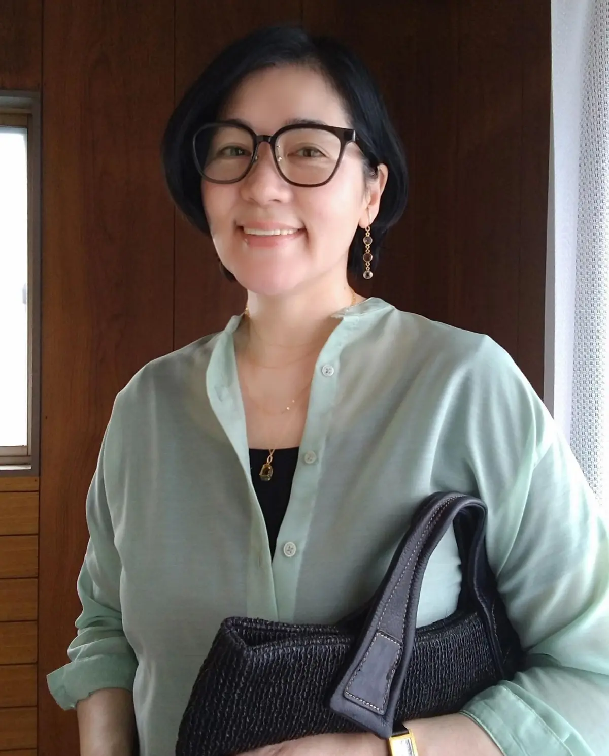 グリーントップス上半身