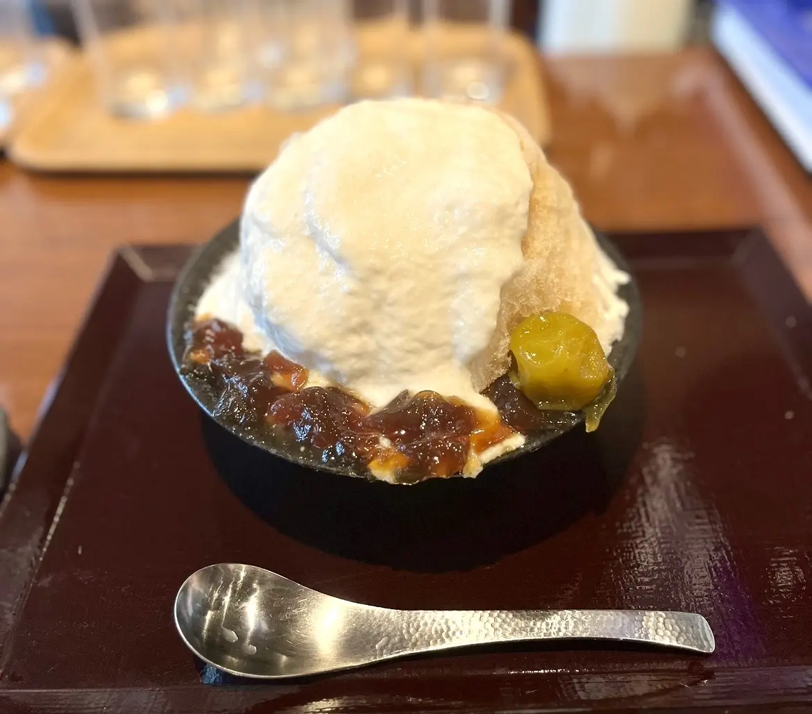 甘酒うめかき氷